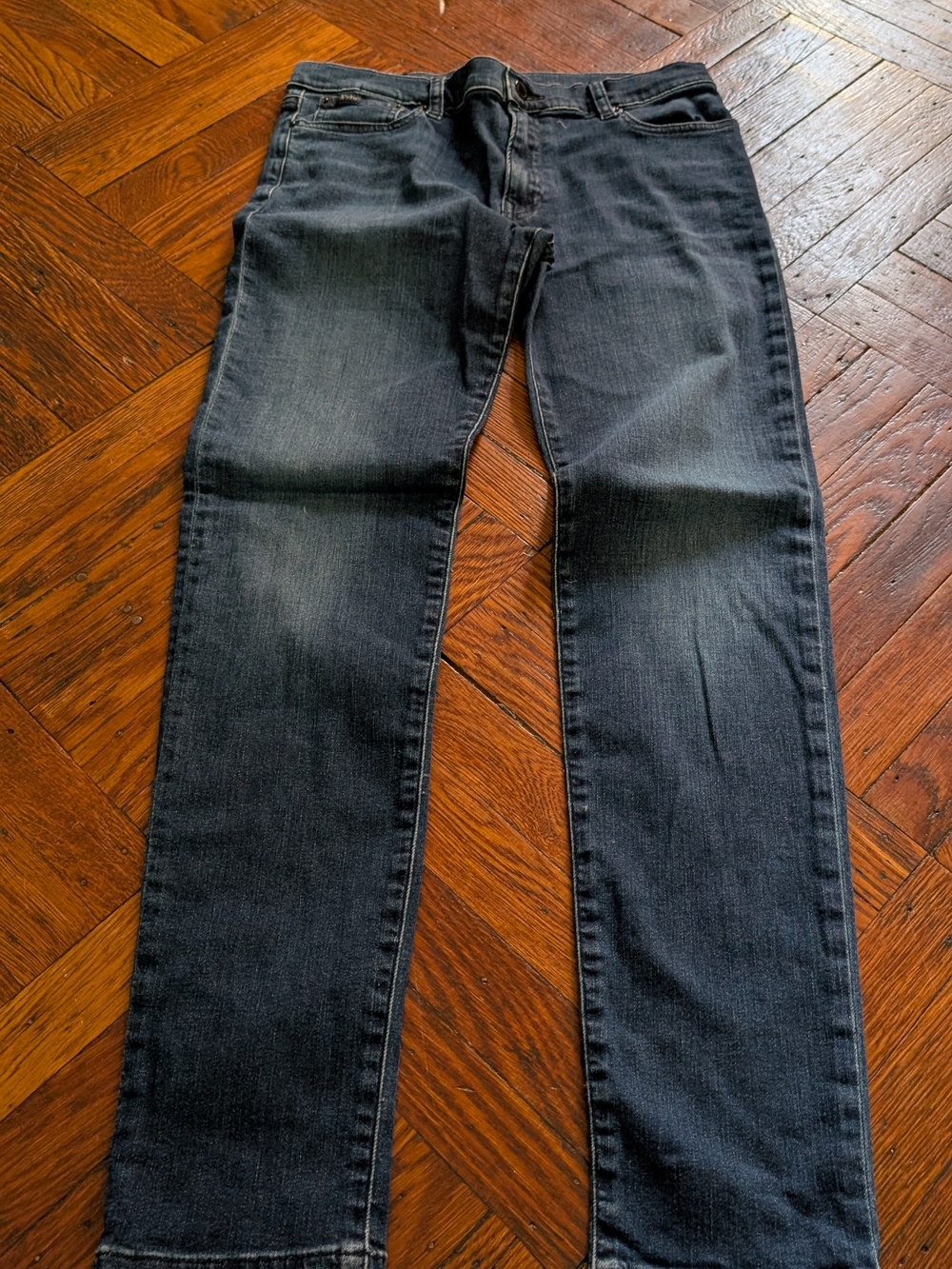 Ralph Lauren Boys Dark Blue Straight-Leg Jeans